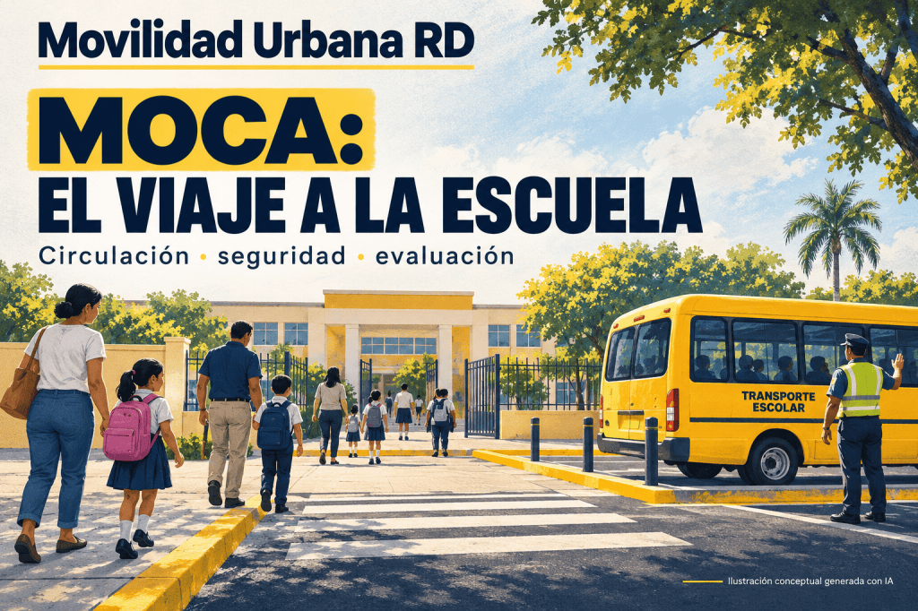 Moca: DIGESETT reporta mejoras en la circulación escolar y abre el reto de medir sus&nbsp;resultados